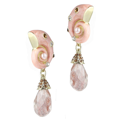 HEIDI DAUS®"Shell-Tastic" Crystal Dangle Shell Earrings