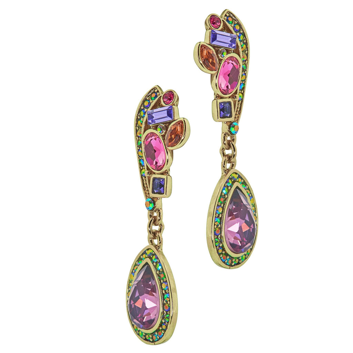 HEIDI DAUS®"French Lace" Crystal Statement Dangle Earrings