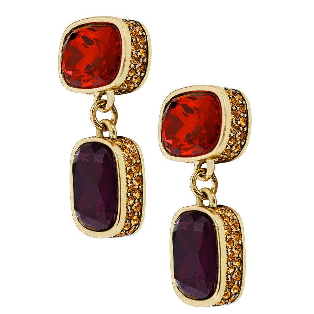 Heidi Daus® "Double Play" Crystal Drop Earrings