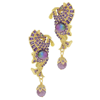 Heidi Daus®"Ornament Of The Sea" Beaded Crystal Seahorse Earrings