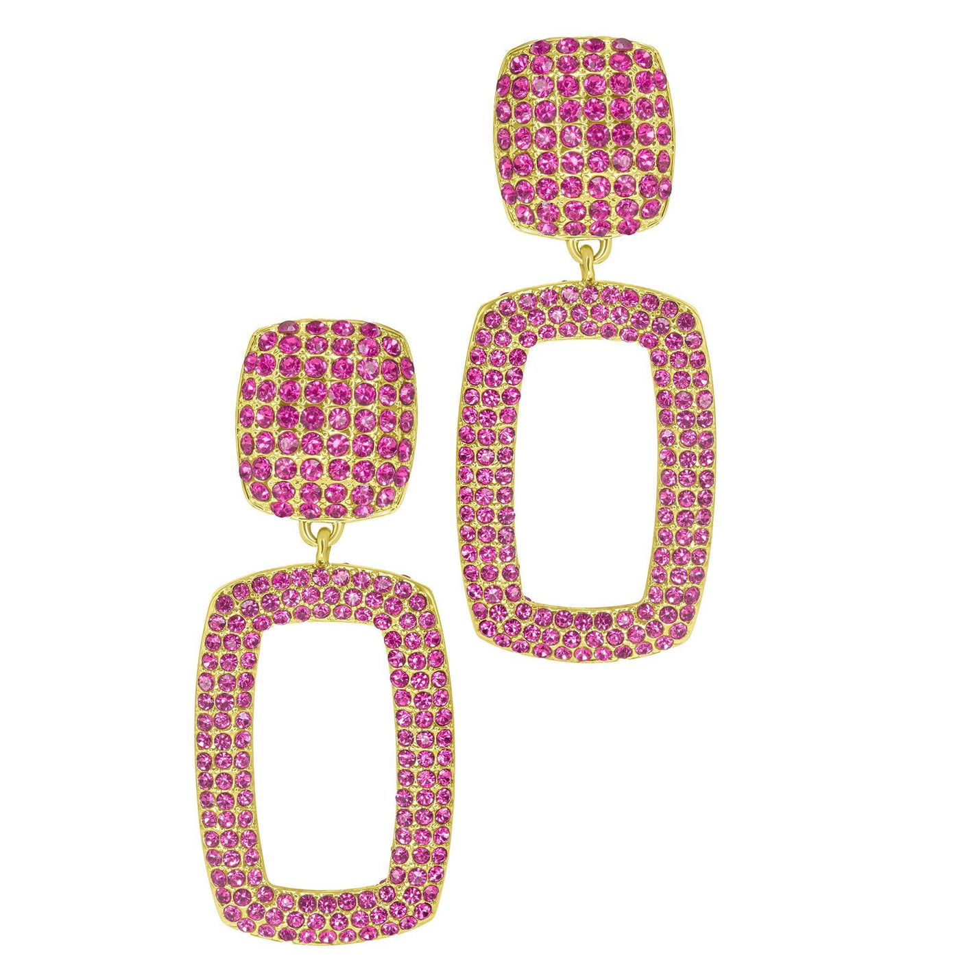Heidi Daus®"Window Pane" Crystal Dangle Earrings
