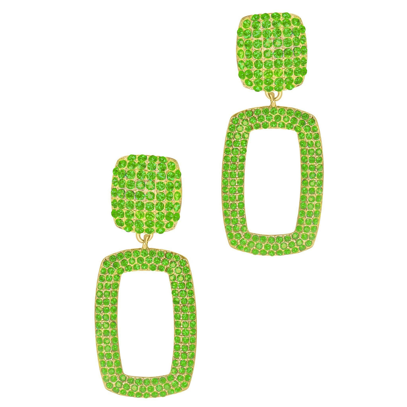 Heidi Daus®"Window Pane" Crystal Dangle Earrings