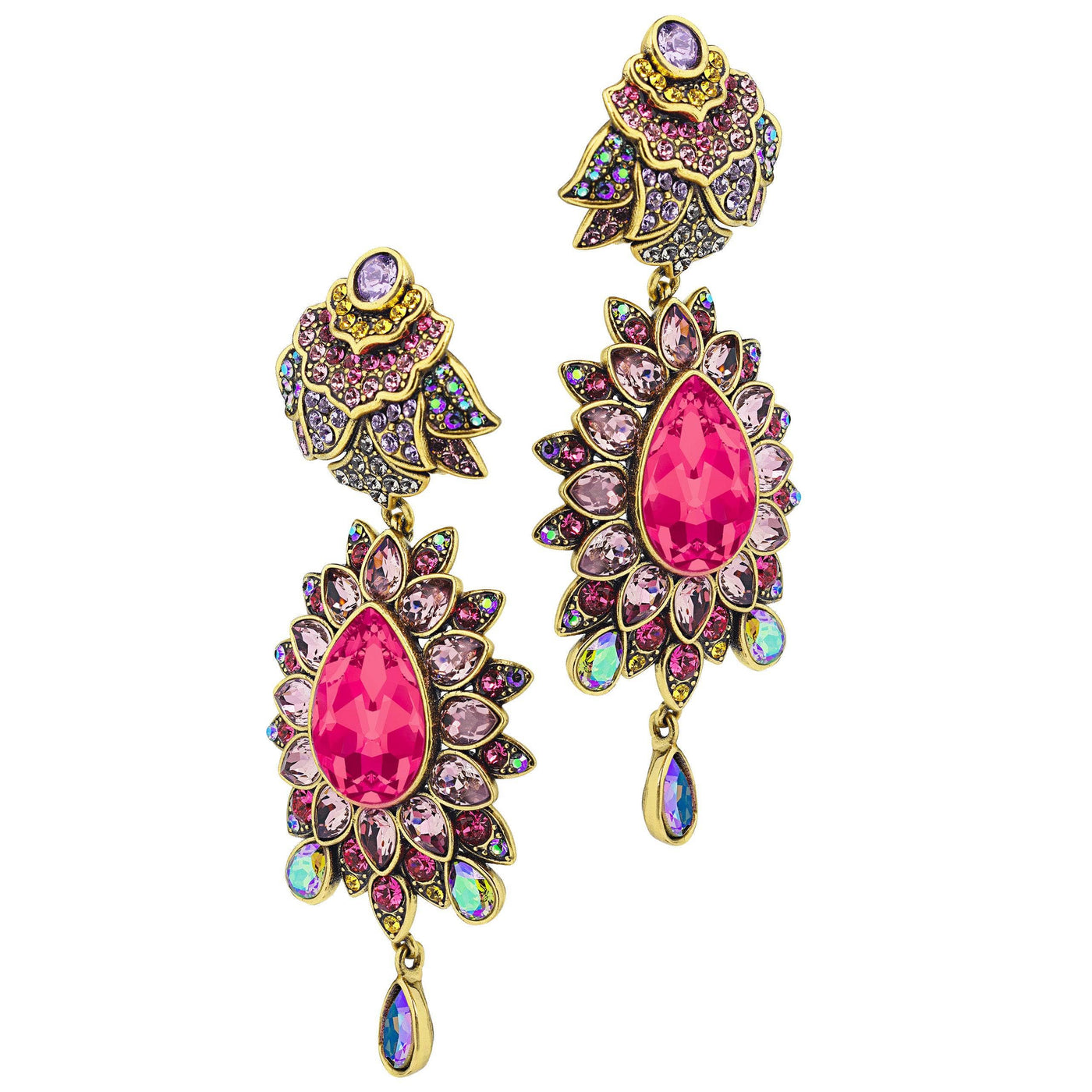 Heidi Daus®"Shangri La" Crystal Statement Dangle Earrings