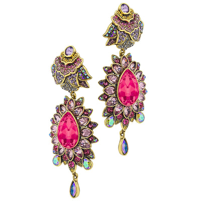 Heidi Daus®"Shangri La" Crystal Statement Dangle Earrings