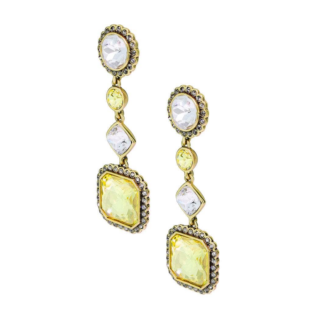 HEIDI DAUS®"Breakfast at Heidi's" Crystal Drop Deco Earrings