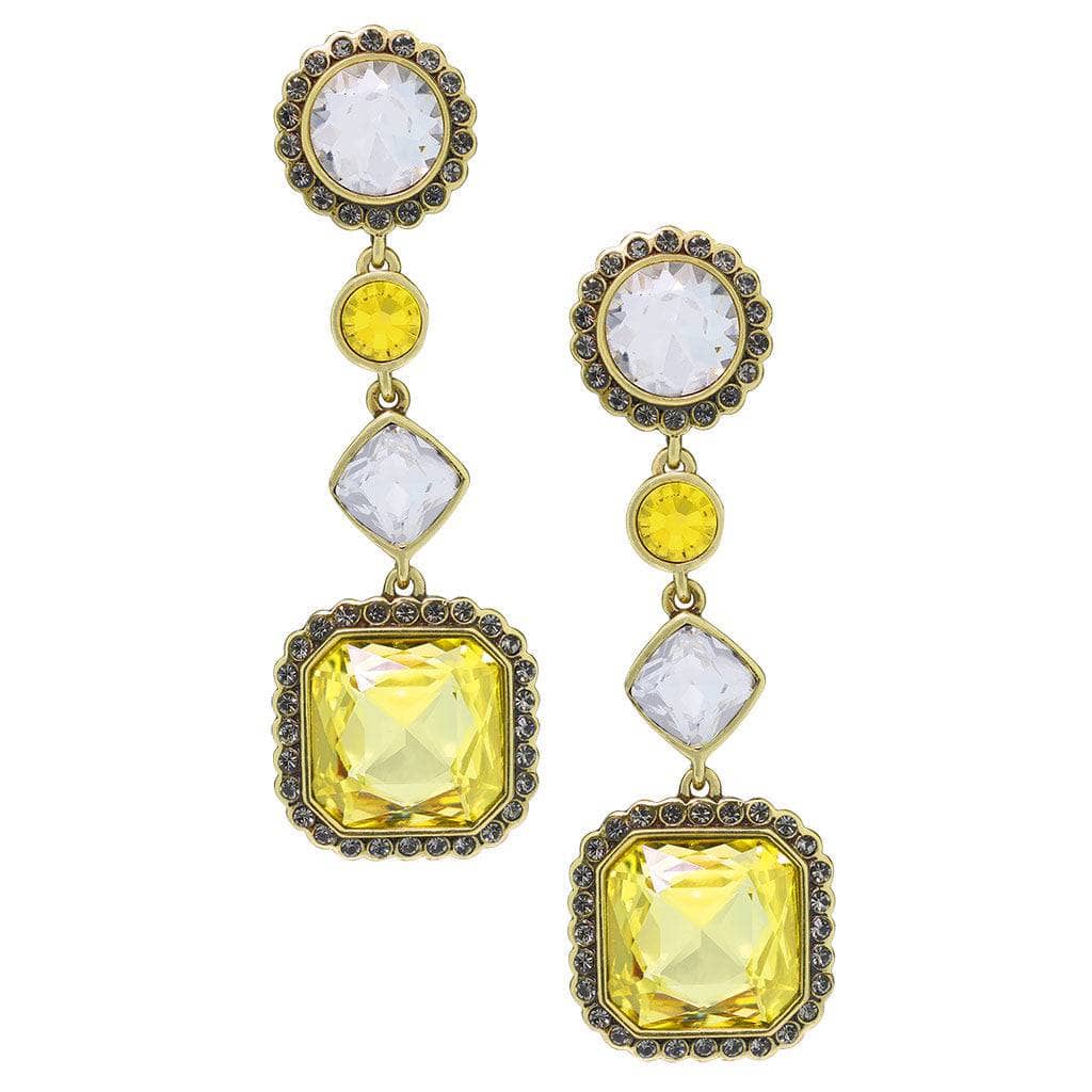 HEIDI DAUS®"Breakfast at Heidi's" Crystal Drop Deco Earrings