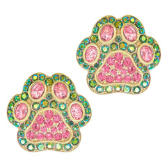 HEIDI DAUS®"Pretty Paw Print" Crystal Paw Earring HEIDI DAUS®