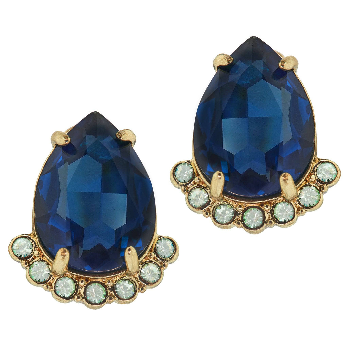 Heidi Daus®"Alta Moda" Crystal Deco Button Earrings