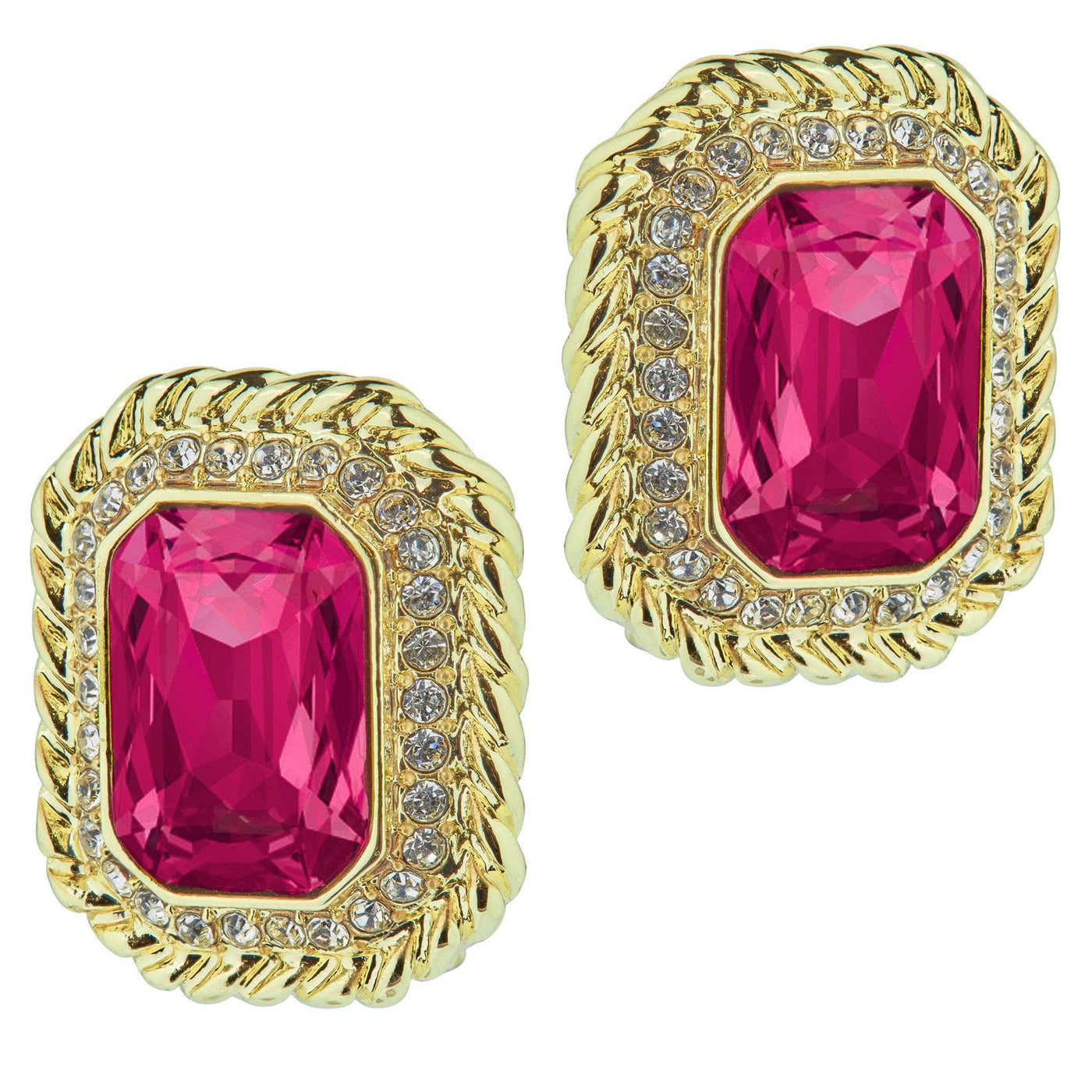HEIDI DAUS®"Out Of The Box" Crystal Button Earrings