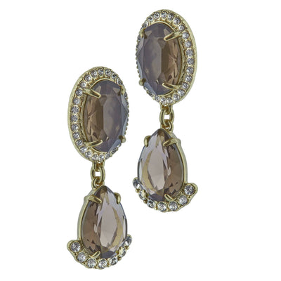 Heidi Daus®"Alta Moda" Crystal Deco Dangle Earrings