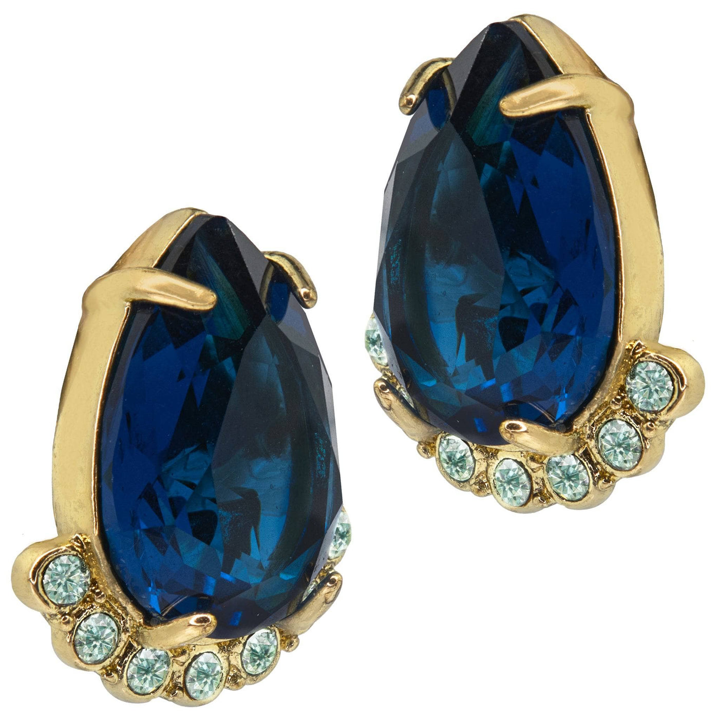 Heidi Daus®"Alta Moda" Crystal Deco Button Earrings