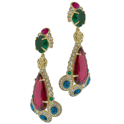 HEIDI DAUS®"Beau Monde" Crystal Regency Dangle Earrings