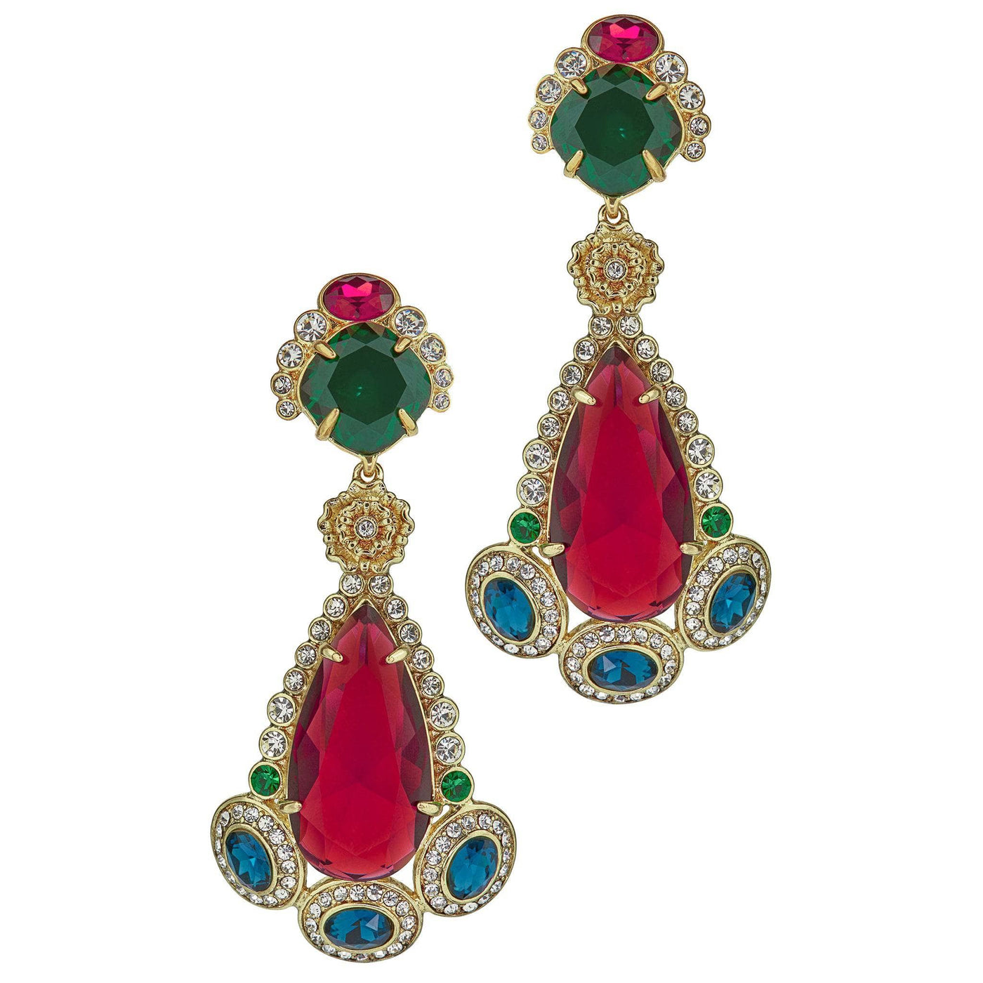 HEIDI DAUS®"Beau Monde" Crystal Regency Dangle Earrings