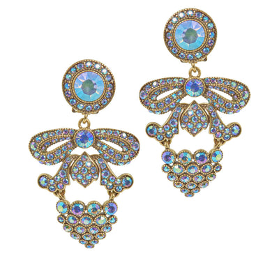 HEIDI DAUS®"Femme Fabulous" Crystal Bow Dangle Earrings