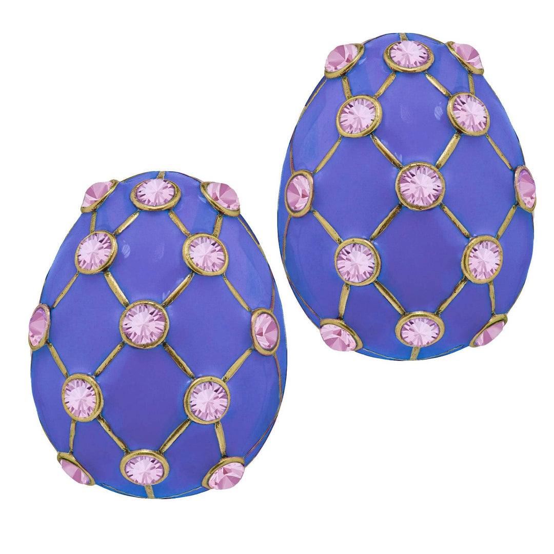 HEIDI DAUS®"Easter Parade"Crystal & Enamel Button Earrings HEIDI DAUS®