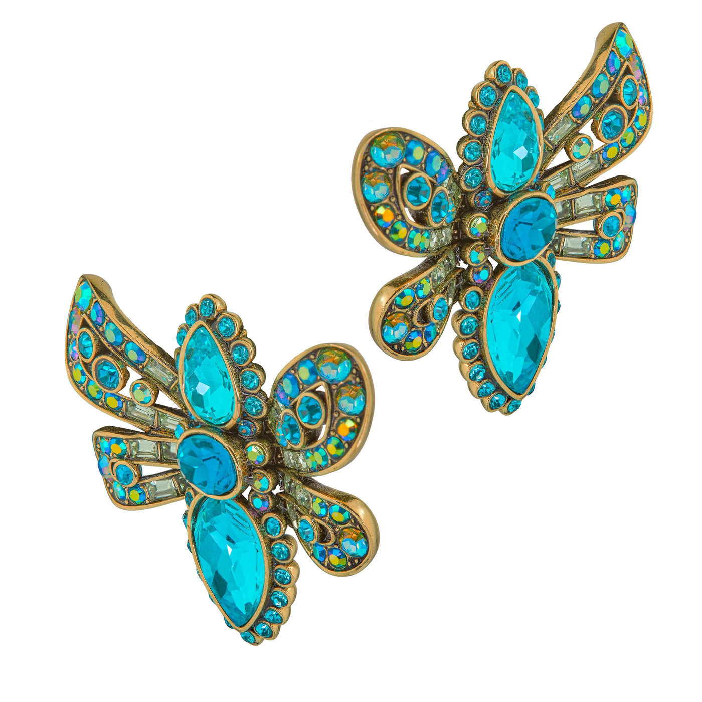 HEIDI DAUS®"Butterfly Beauty" Crystal Butterfly Earrings