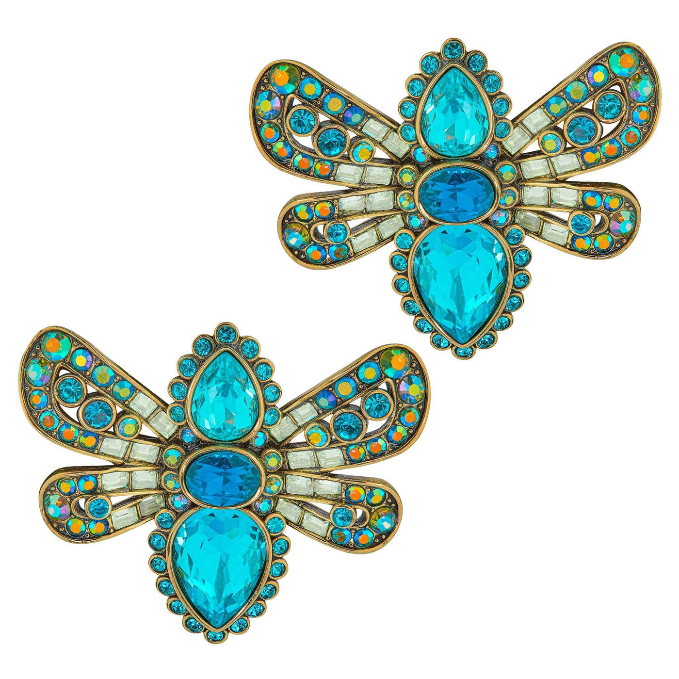 HEIDI DAUS®"Butterfly Beauty" Crystal Butterfly Earrings