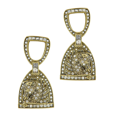 HEIDI DAUS®"Chantilly Royale" Crystal Horse Drop Earrings