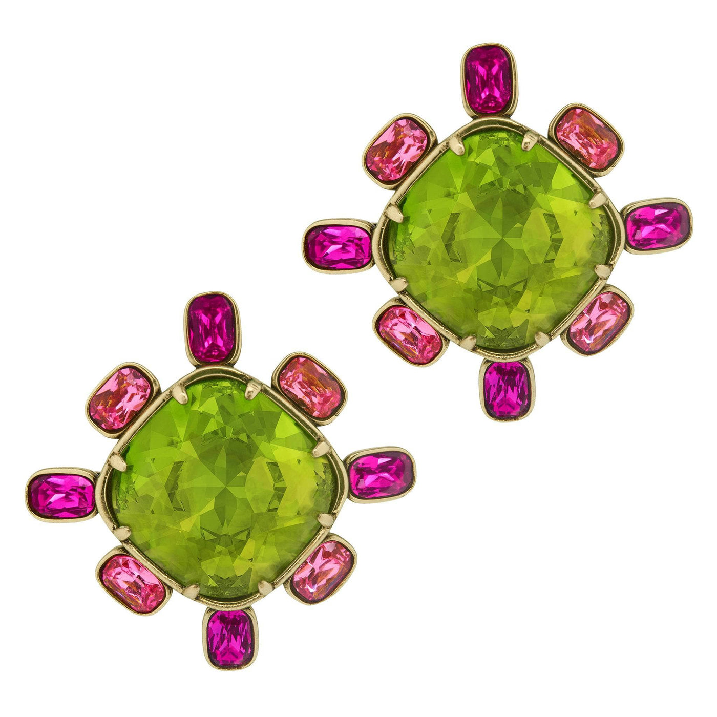 Heidi Daus®"Candy Store" Crystal Deco Button Earrings