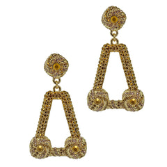 Heidi Daus®"Atlantis Legend" Crystal Deco Dangle Earrings HEIDI DAUS®