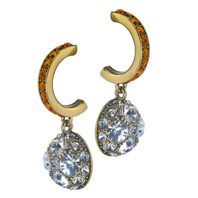 Heidi Daus®"Classic Cuties" Crystal Drop Earrings