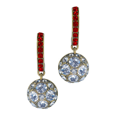 Heidi Daus®"Classic Cuties" Crystal Drop Earrings