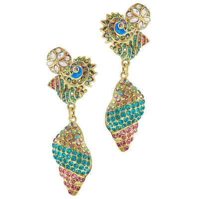 HEIDI DAUS® "Ocean View" Crystal Dangle Earrings