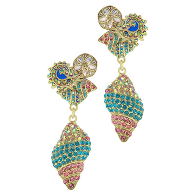 HEIDI DAUS® "Ocean View" Crystal Dangle Earrings