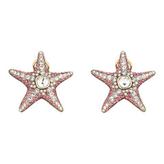 HEIDI DAUS® "Ocean View" Crystal Starfish Button Earring