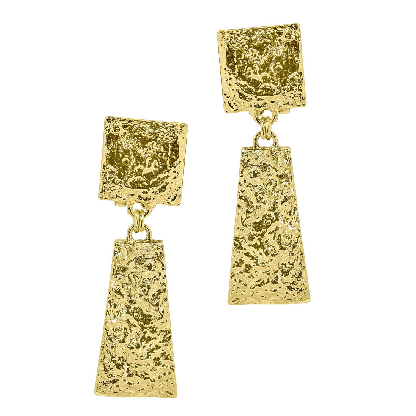 HEIDI DAUS® "Studio 68" Hammered Dangle Earrings