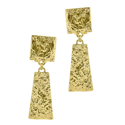HEIDI DAUS® "Studio 68" Hammered Dangle Earrings