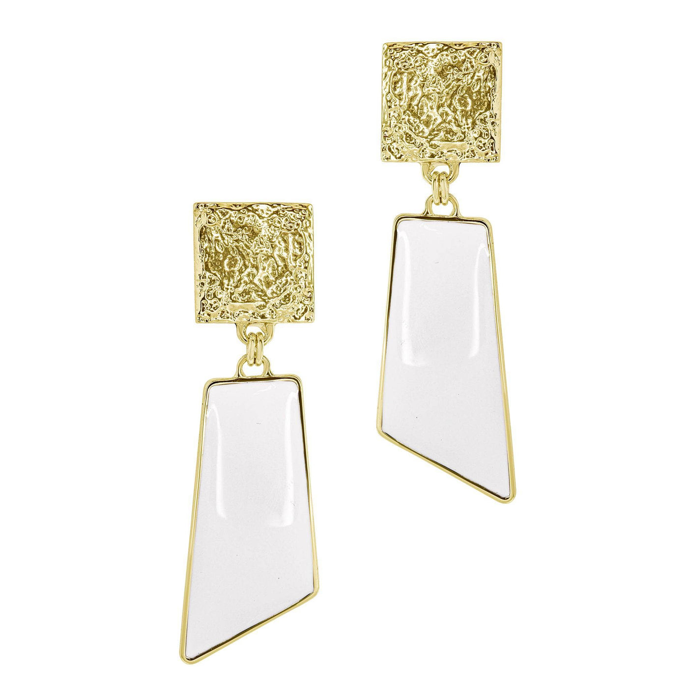 HEIDI DAUS® "Studio 68"  Enamel Dangle Earrings