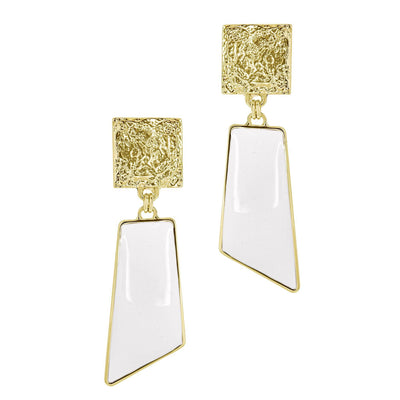 HEIDI DAUS® "Studio 68"  Enamel Dangle Earrings
