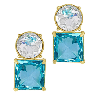 Heidi Daus® "The Golden Age" Crystal Deco Earrings
