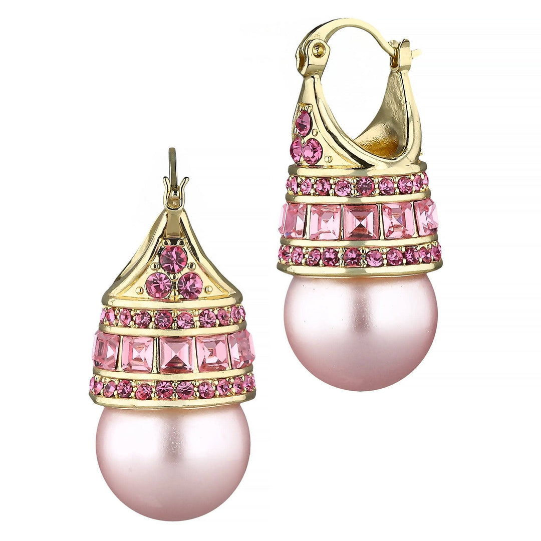 HEIDI DAUS®"Infinite Magic" Beaded Crystal Clutch Earrings HEIDI DAUS®