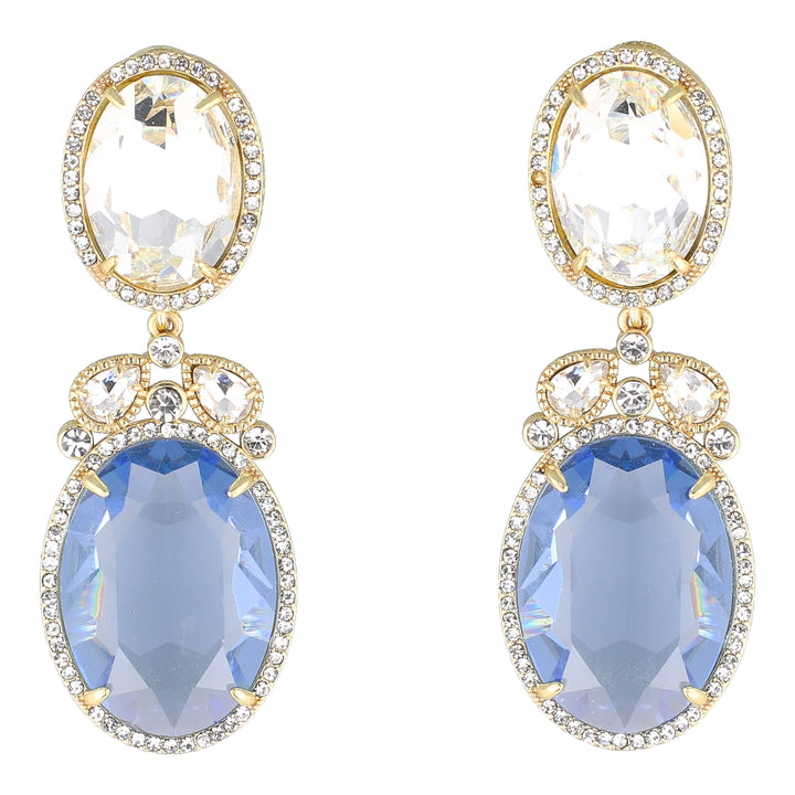 HEIDI DAUS® "Moda Roma" Crystal Art Deco Dangle Earrings