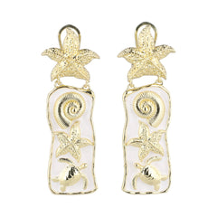 Heidi Daus ® "Ocean Charm"  Sea Life Drop Earrings