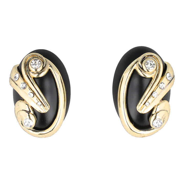 HEIDI DAUS® “Rooted Elegance” Heritage Scrollwork Button Earrings
