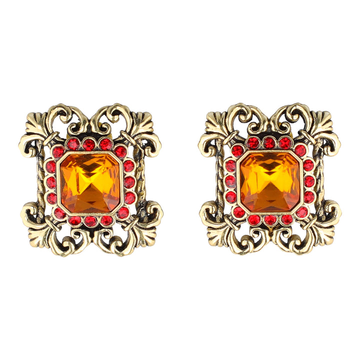 Heidi Daus® "Renaissance Revival" Button Earring
