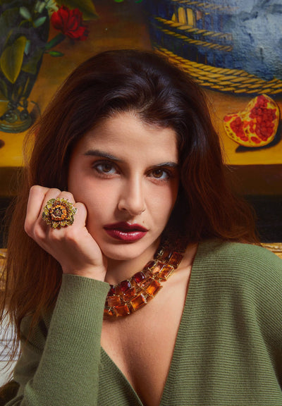 Heidi Daus®"Late Bloomer" Crystal Flower Ring