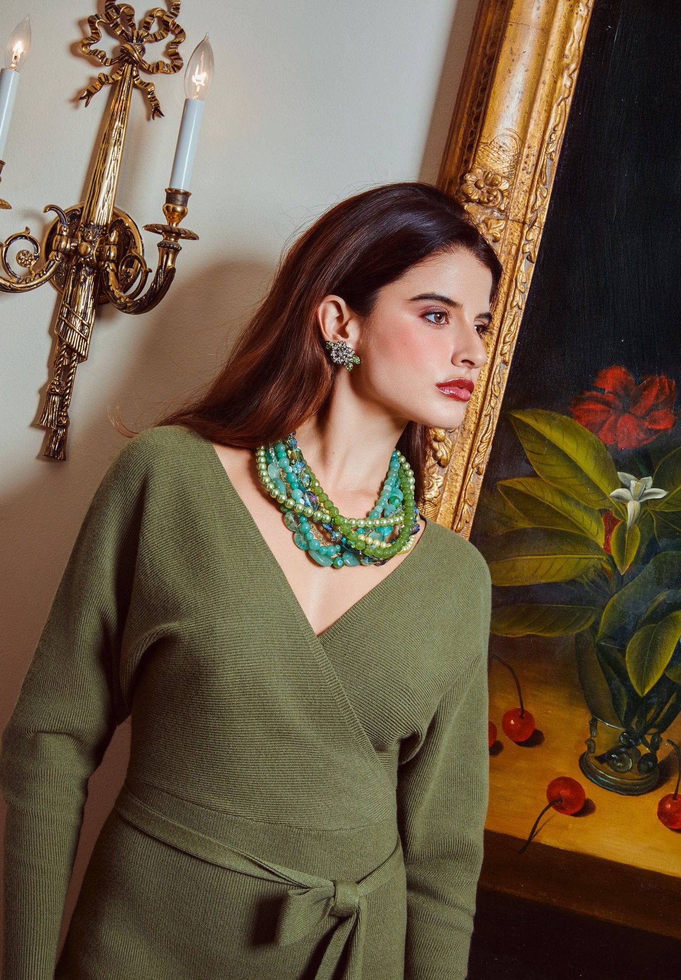 Heidi Daus® “Twinkling Torsade” Multi-Strand Crystal & Beaded Twist Necklace – Layered Statement Jewelry for Every Season