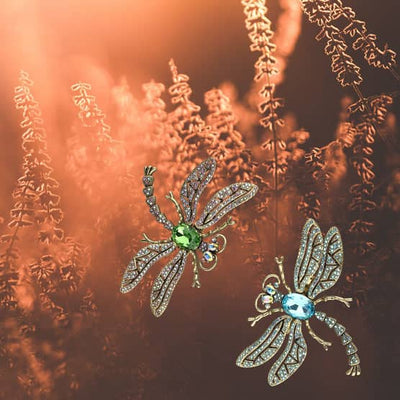 Heidi Daus® "Trembling Brilliance" Crystal Dragonfly Pin