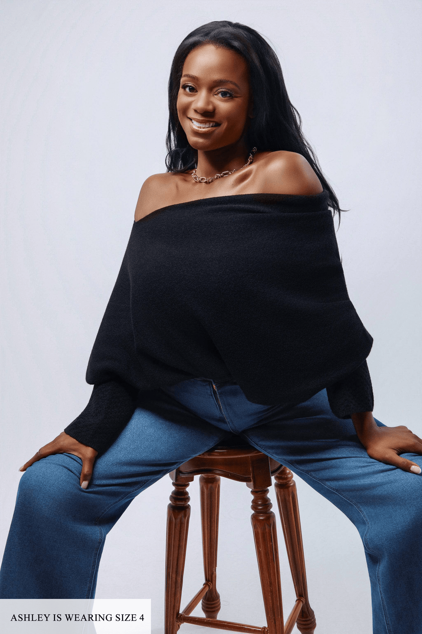 HEIDI DAUS® “New Elegance” Universal Neckline Knit Top