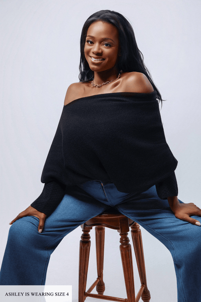 HEIDI DAUS® “New Elegance” Universal Neckline Knit Top