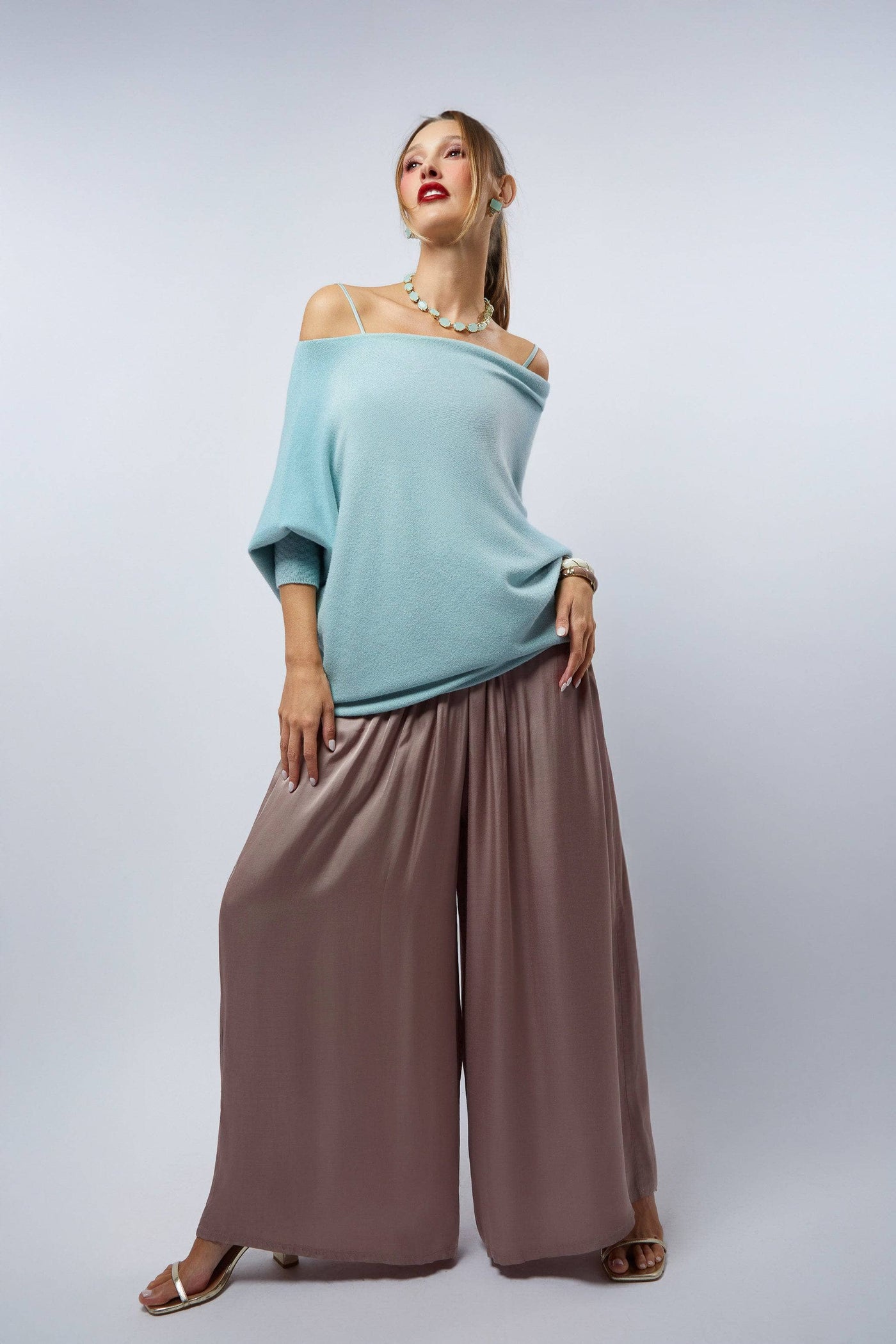 HEIDI DAUS® “New Elegance” Universal Neckline Knit Top