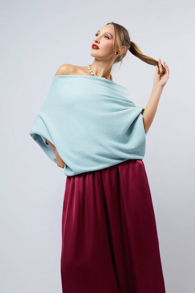 HEIDI DAUS® “New Elegance” Universal Neckline Knit Top