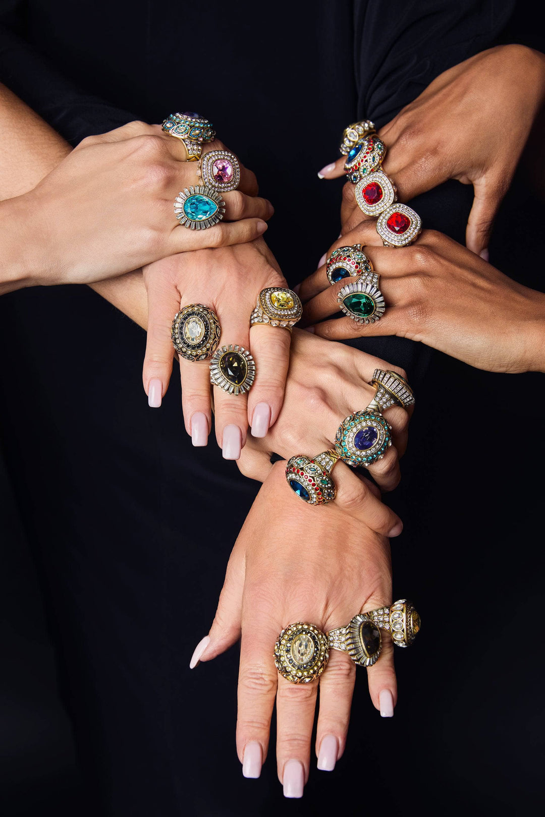 Heidi Daus® "Enchante" Crystal Magnetic Interchangeable Ring Set HEIDI DAUS®