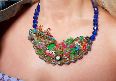 HEIDI DAUS® "County Fair" Beaded Crystal Fair Sparklescape Necklace