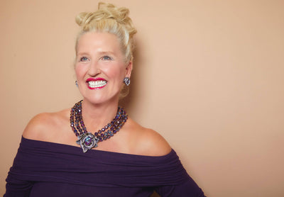 HEIDI DAUS® "Exotic Delight" Beaded Crystal Floral Necklace