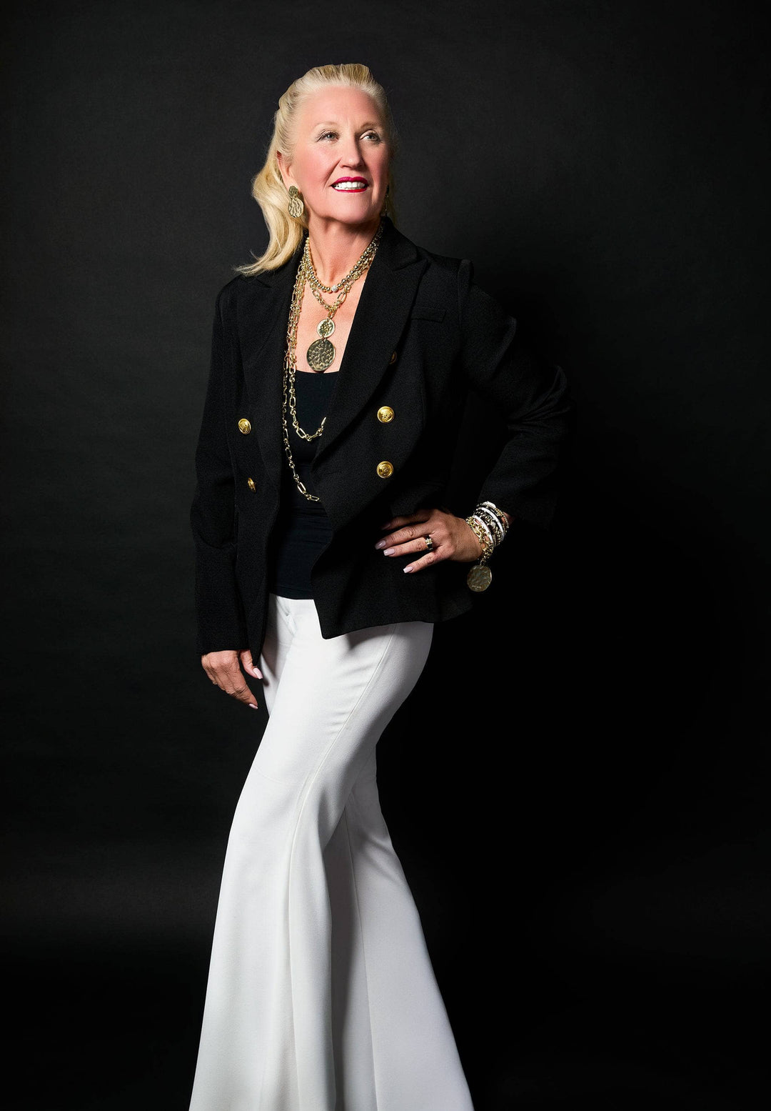 Heidi Daus®"Forever Fabulous" Crystal &amp; Chain Disc Drop Necklace